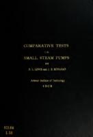Comparative tests on small steam pumps