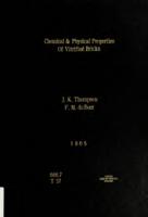 A comparison of the chemical and physical properties of vitrified bricks