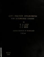 Design and construction of an auto-traction dynamometer for automobile chassis