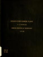 Design for power plant