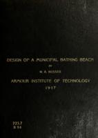 The design of a municipal bathing beach