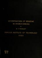 Determination of benzene and its derivatives in admixtures with paraffin hydrocarbons