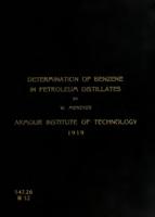 The determination of benzene in petroleum distillates