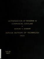 Determination of benzene in commercial gasoline