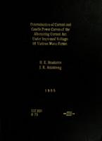 Determination of current and candle power curves of the alternating current arc under impressed voltage of various wave forms