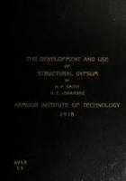 Development and use of structural gypsum