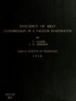Efficiency of heat transmission in a vacuum evaporator