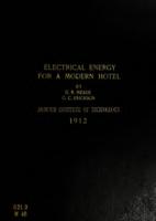 Electrical energy for a modern hotel