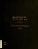 Gas distribution in Syracuse, N. Y.