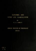 Glycerol and spent lye clarification