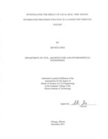 INVESTIGATING THE IMPACT OF LOCAL REAL-TIME TRAFFIC INFORMATION PROVISION STRATEGY IN A CONNECTED VEHICLE SYSTEM