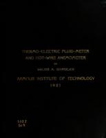 A new thermo-electric fluid-meter and hot-wire anemometer