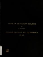 A practical problem in factory building design and construction