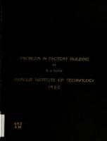 A practical problem in factory building design and construction