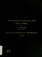 The preparation of salicylic acid from phenol