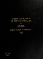 Rehabilitation of the municipal electric lighting system at Downers Grove, Ill.