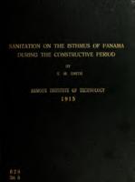 Sanitation of the Isthmus of Panama during the constructive period