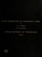 Shock absorption of automobile tires