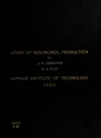 A study of resorcinol production