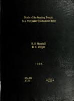 Study of the starting torque in a polyphase synchronous motor