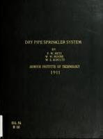 The time factor in the operation of dry pipe sprinkler system