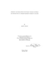 MODELING AND SIMULATION OF DYNAMIC VOLTAGE CONTROLS AND PROTECTION IN 3 PHASES TRANSIENT STABILITY ANALYSIS