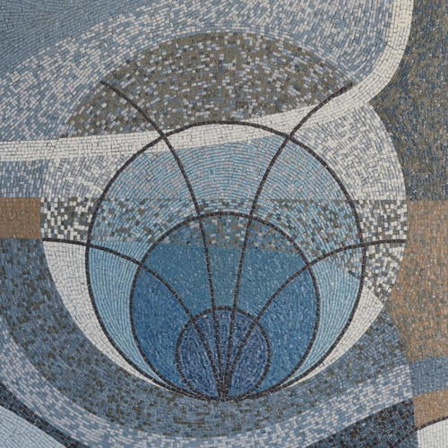 Mosaic mural for Hewlett-Packard Labs, Palo Alto, California, detail